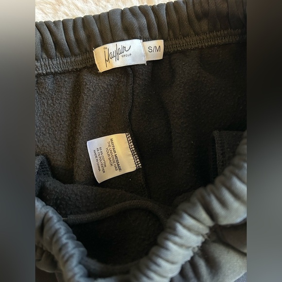 Mayfair Group Human Connection Sweatpants in Black Size S/M - Picture 4 of 5